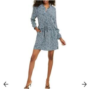 NWOT Equipment  Drawstring Waist Lizza Dress Size L